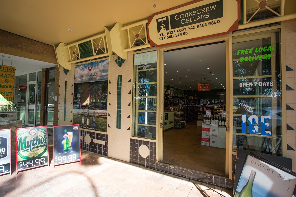 Corkscrew Cellars | store | 93 OSullivan Rd, Rose Bay NSW 2029, Australia | 0293274027 OR +61 2 9327 4027