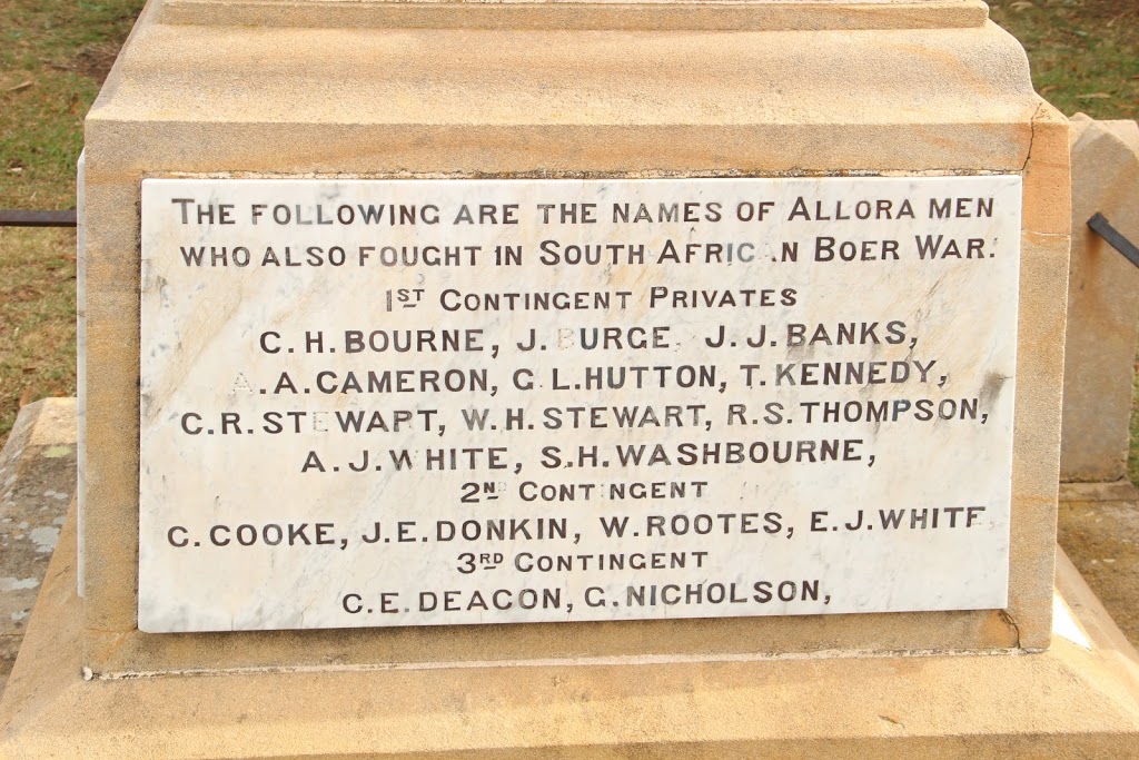 Boer War Memorial | Allora QLD 4362, Australia