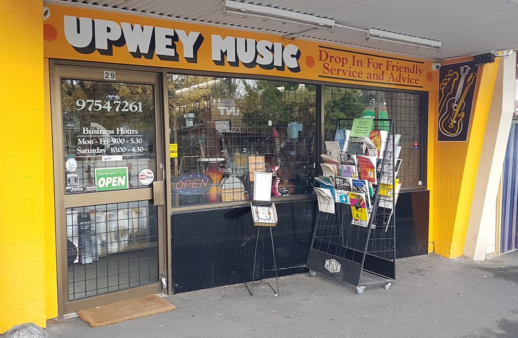 Upwey Music | electronics store | 29 Main St, Upwey VIC 3158, Australia | 0397547261 OR +61 3 9754 7261