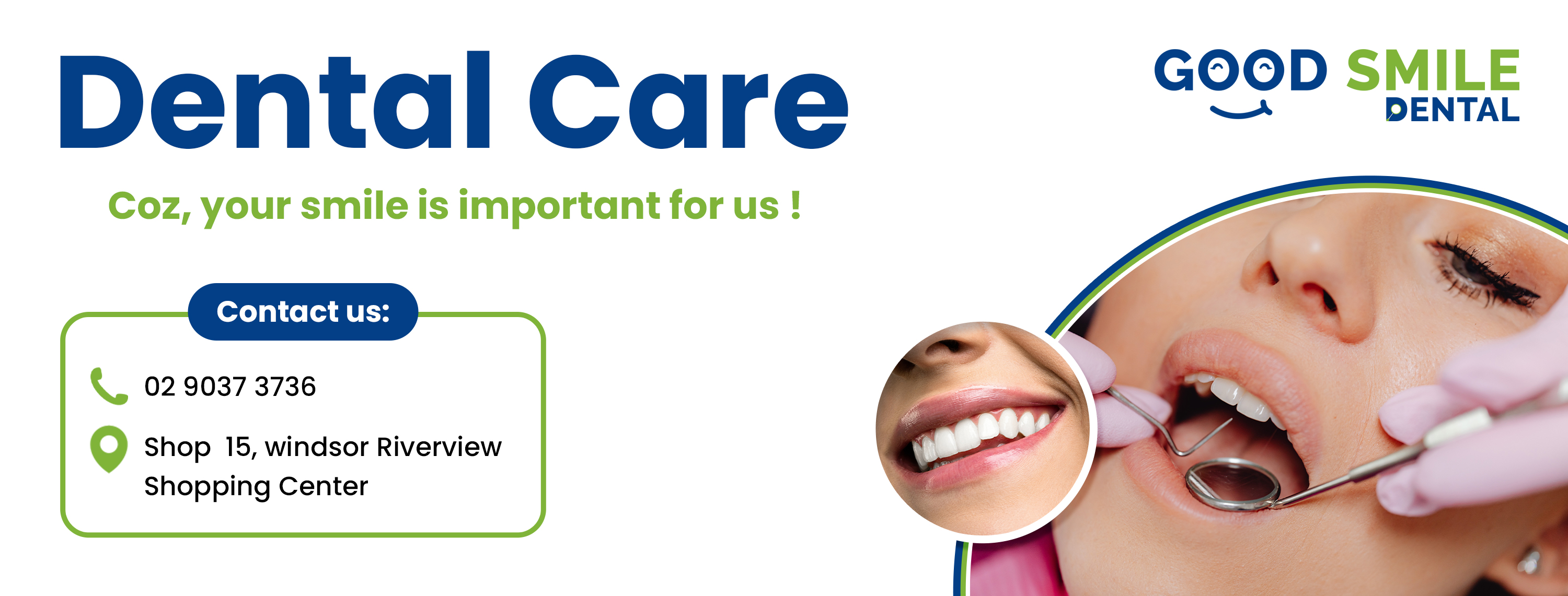 Good Smile Dental | dentist | Shop 15/227 George St, Windsor NSW 2756, Australia | 0290373736 OR +61 2 9037 3736