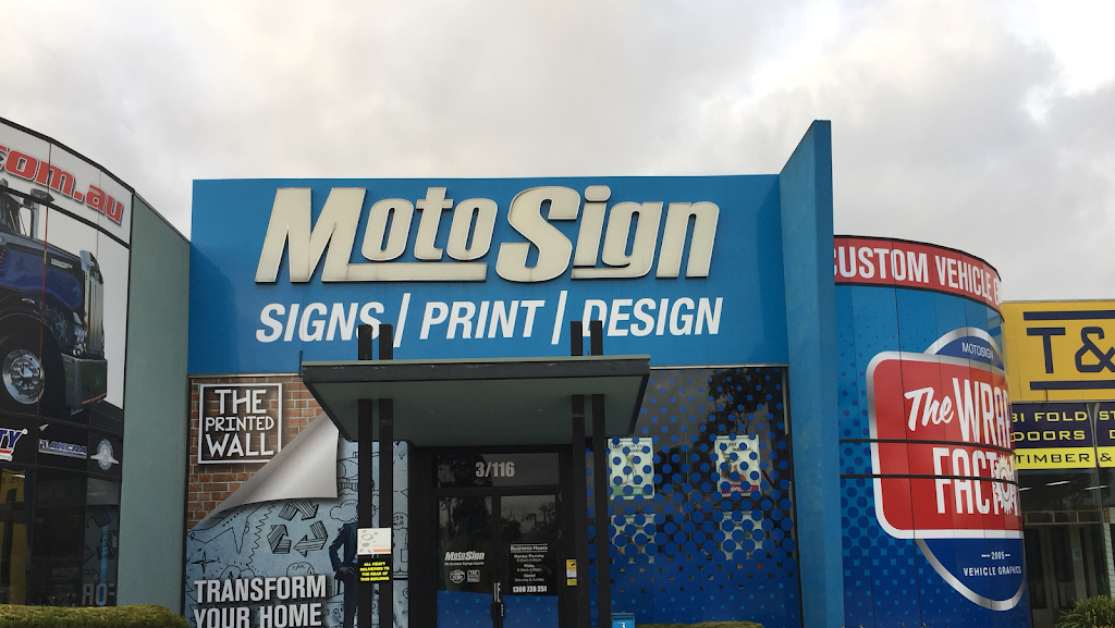 MotoSign | 3/116 Canterbury Rd, Kilsyth South VIC 3137, Australia | Phone: 1300 728 251