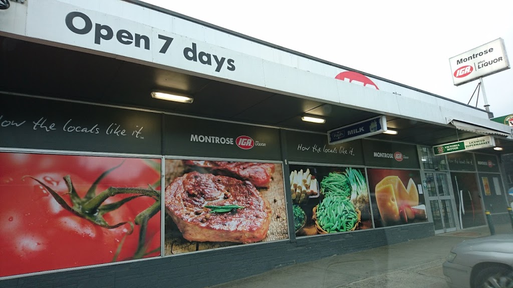 Montrose IGA | supermarket | 916 Mt Dandenong Rd, Montrose VIC 3765, Australia | 0397284744 OR +61 3 9728 4744