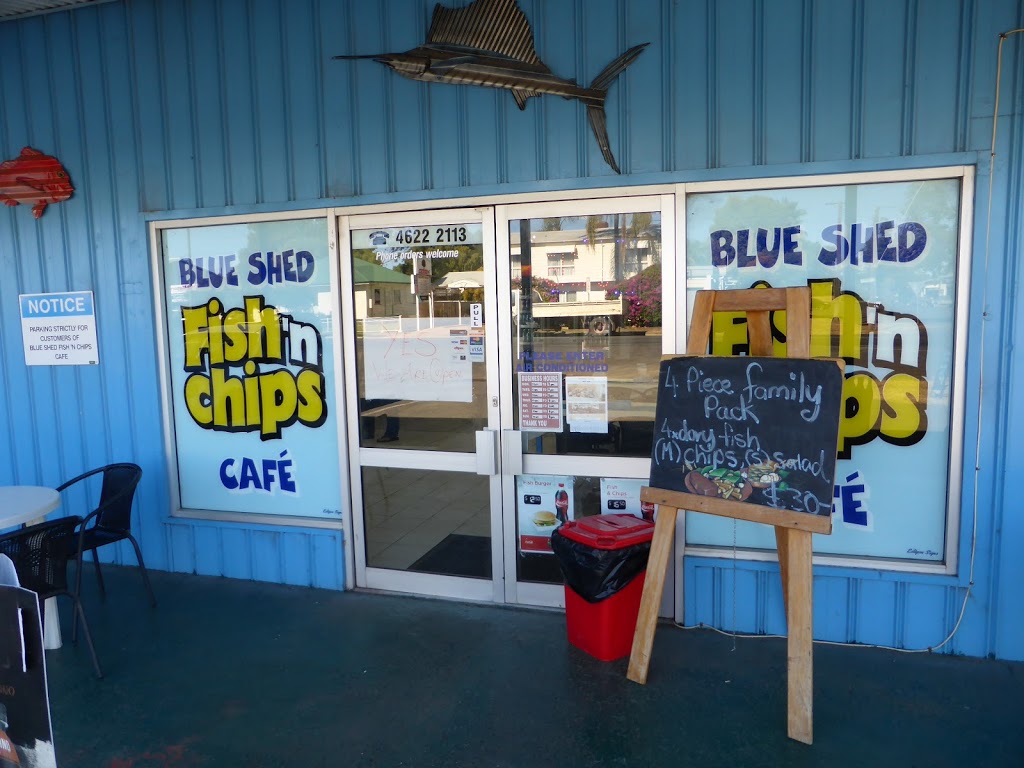 Blue Shed Fish & Chips Cafe | meal takeaway | 81 Charles St, Roma QLD 4455, Australia | 0746222113 OR +61 7 4622 2113