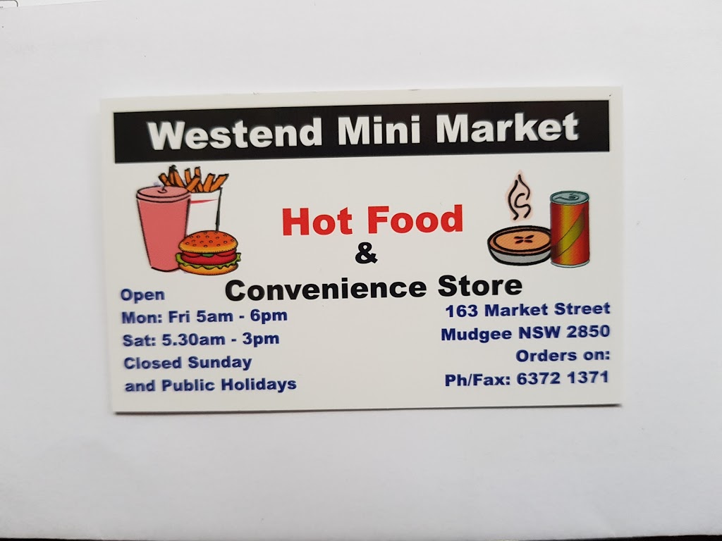 West End Mini Market | 163 Market St, Mudgee NSW 2850, Australia | Phone: (02) 6372 1371