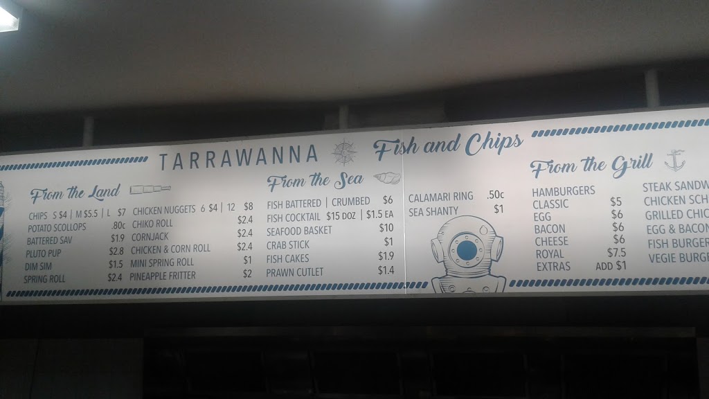 Tarrawanna Fish Shop | meal takeaway | 79 Meadow St, Tarrawanna NSW 2518, Australia | 0242833187 OR +61 2 4283 3187