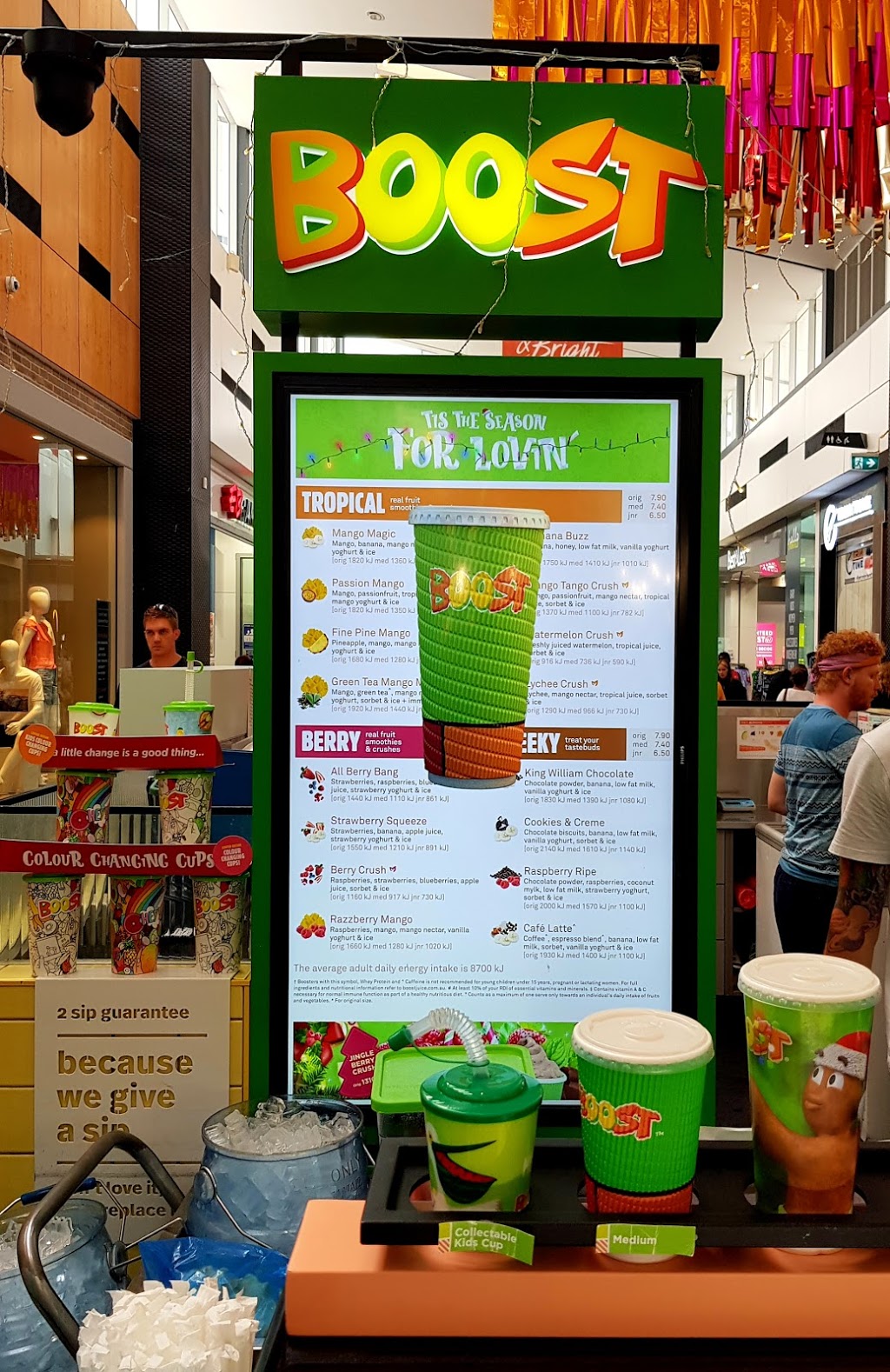 Boost Juice | Centenery Highway, Kiosk 1A(f) Ground Floor Orion Shopping Centre, Springfield Lakes QLD 4300, Australia | Phone: (07) 3470 0962