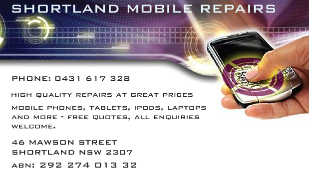 Shortland Mobile Repairs | 46 Mawson St, Shortland NSW 2307, Australia | Phone: 0431 617 328