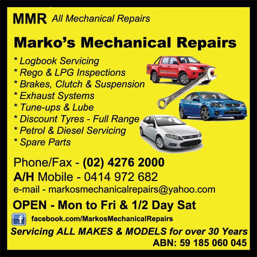 Markos Mechanical Repairs | car repair | Unit 8/168 Shellharbour Rd, Port Kembla NSW 2505, Australia | 0242762000 OR +61 2 4276 2000