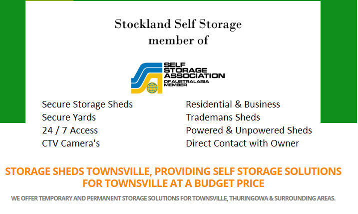 stockland self storage | storage | 8 Parkside Dr, Condon QLD 4815, Australia | 0438620180 OR +61 438 620 180