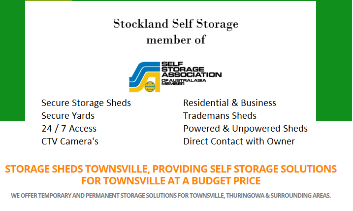 stockland self storage | 8 Parkside Dr, Condon QLD 4815, Australia | Phone: 0438 620 180