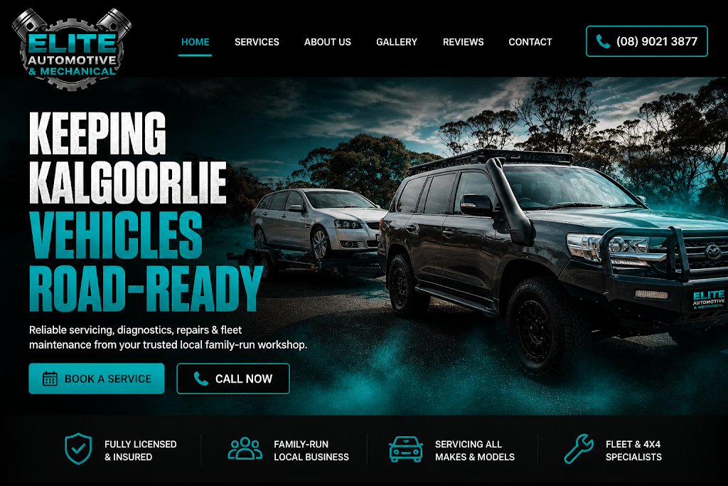 Elite Automotive & Mechanical PTY LTD | 1 Jones Pl, Boulder WA 6432, Australia | Phone: 0438 028 586