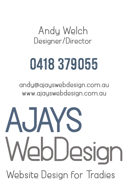 AJAYS WebDesign | 9/15 Dulnain St, Mount Martha VIC 3934, Australia | Phone: 0418 379 055