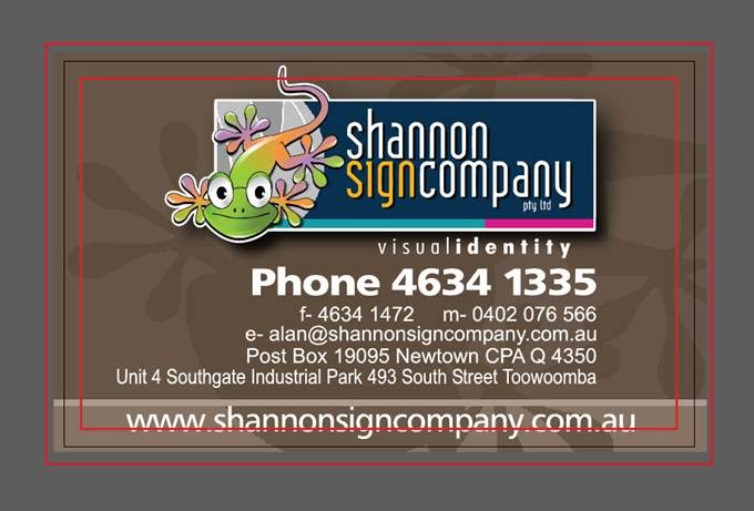 Shannon Sign Company Pty Ltd | 4/493 South St, Harristown QLD 4350, Australia | Phone: (07) 4634 1335