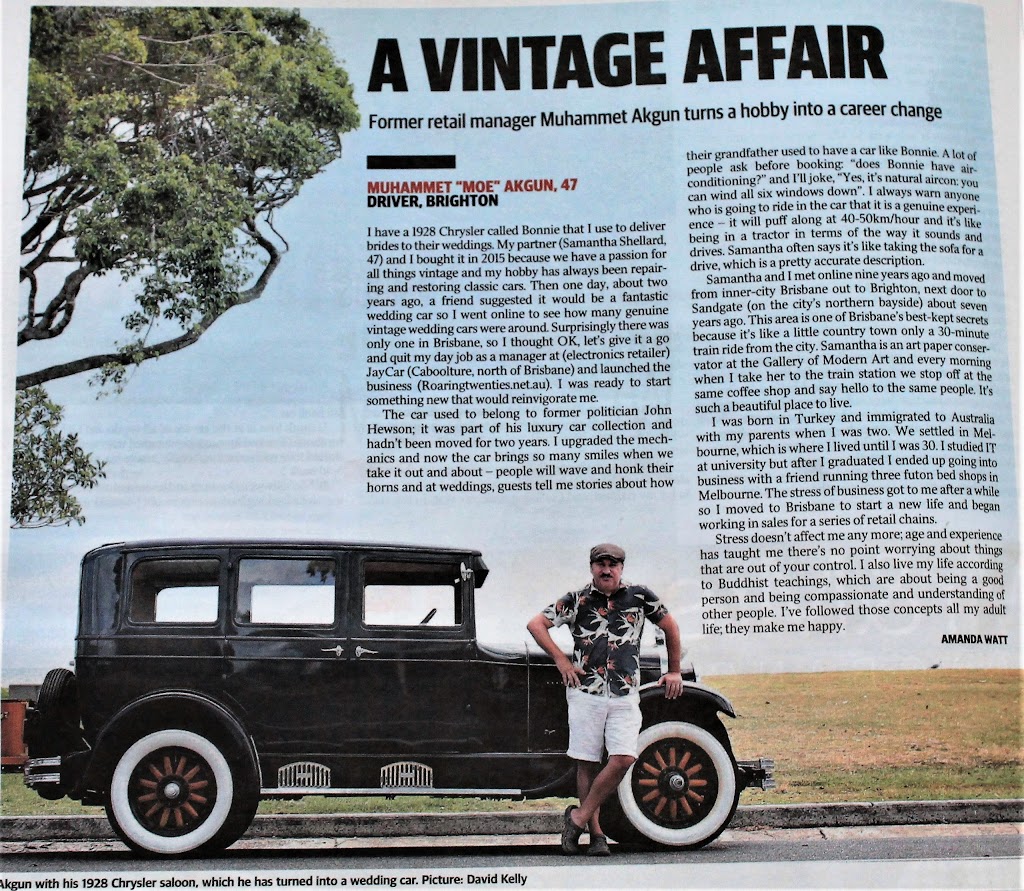 Roaring Twenties Vintage Wedding Car Hire | Sandgate QLD 4017, Australia | Phone: 0405 111 875