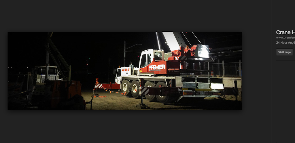 Premier Cranes & Rigging | 10 Ganton Ct, Williamstown VIC 3025, Australia | Phone: (03) 9398 5048