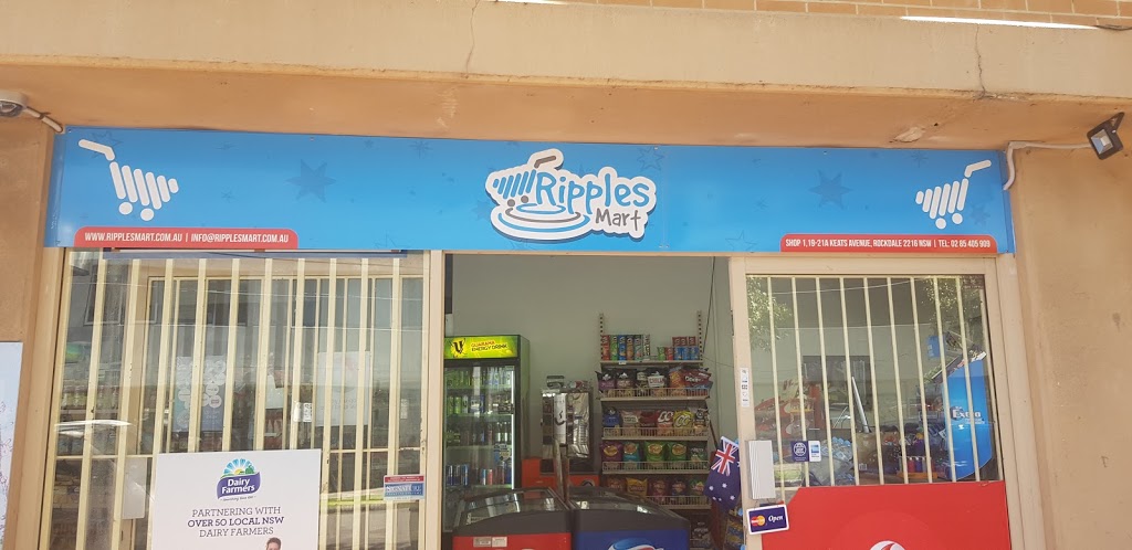 Ripples Mart | convenience store | Shop 1/19-21a Keats Ave, Rockdale NSW 2216, Australia | 0285405909 OR +61 2 8540 5909