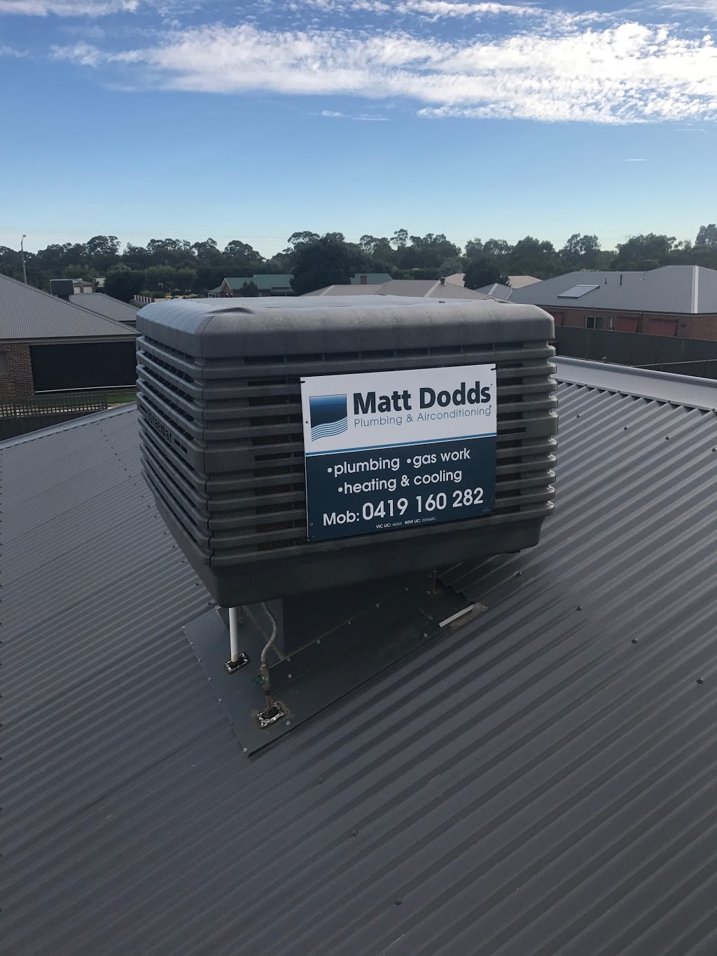 Matt Dodds Plumbing & Airconditioning | general contractor | 1 Serin Ln, Wodonga VIC 3690, Australia | 0419160282 OR +61 419 160 282