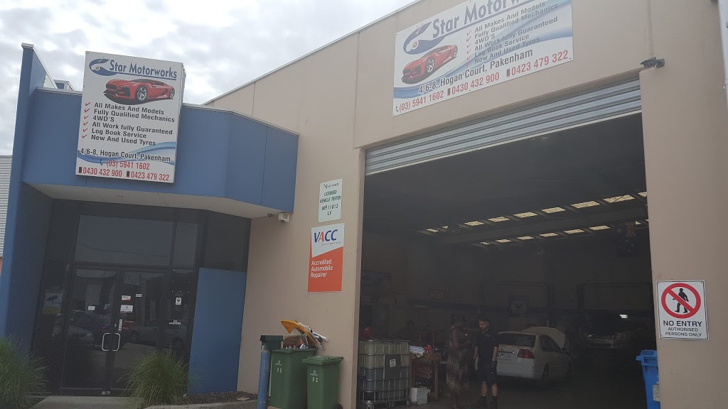 Star Motorworks | 4/6-8 Hogan Ct, Pakenham VIC 3810, Australia | Phone: (03) 5941 1602