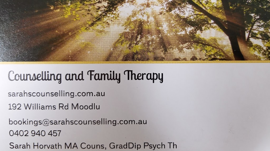 Sarahs Counselling | health | 192 Williams Rd, Moodlu QLD 4510, Australia | 0402940457 OR +61 402 940 457