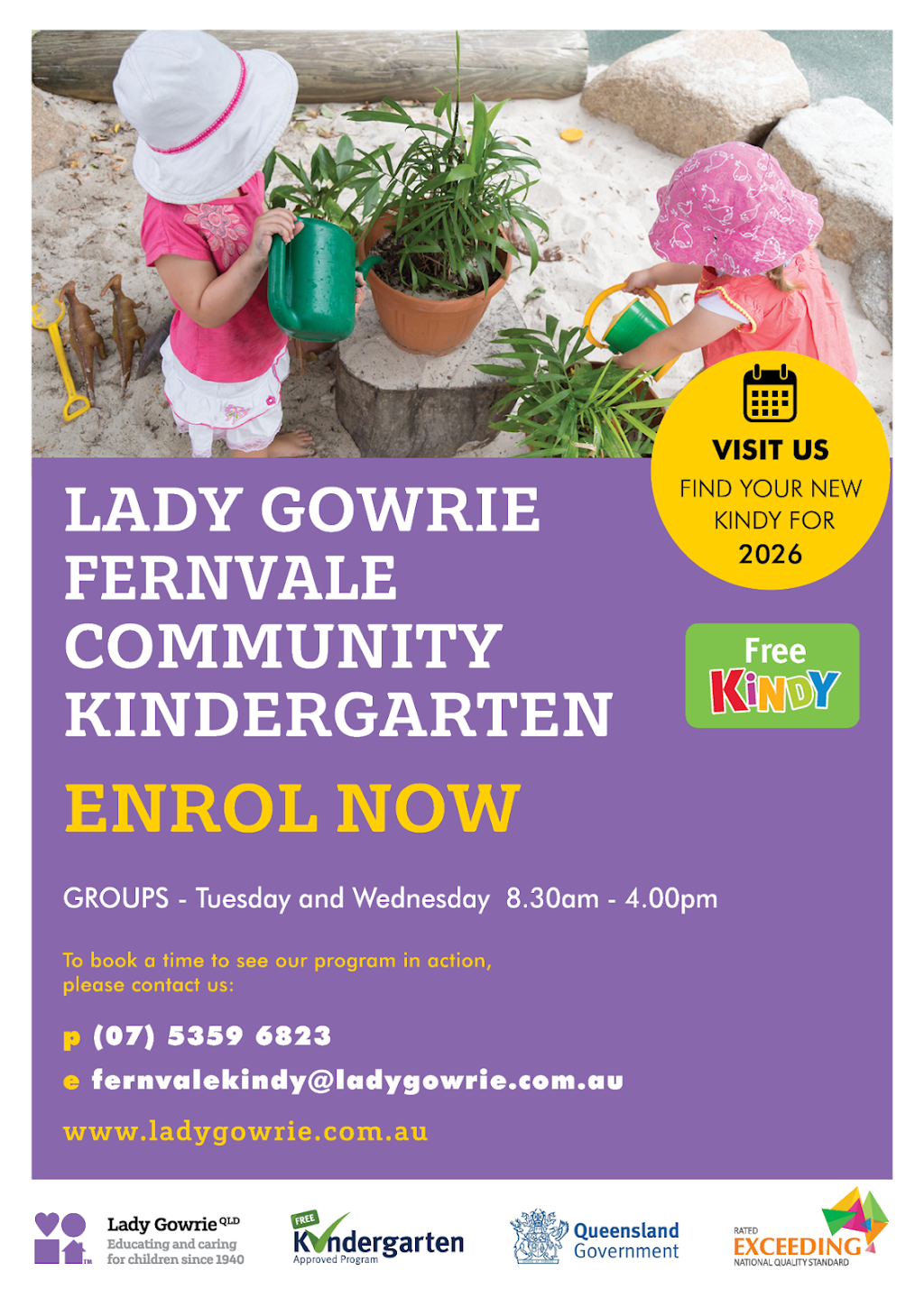 Lady Gowrie Fernvale Community Kindergarten | 1605 Brisbane Valley Highway, Fernvale QLD 4306, Australia | Phone: (07) 5359 6823