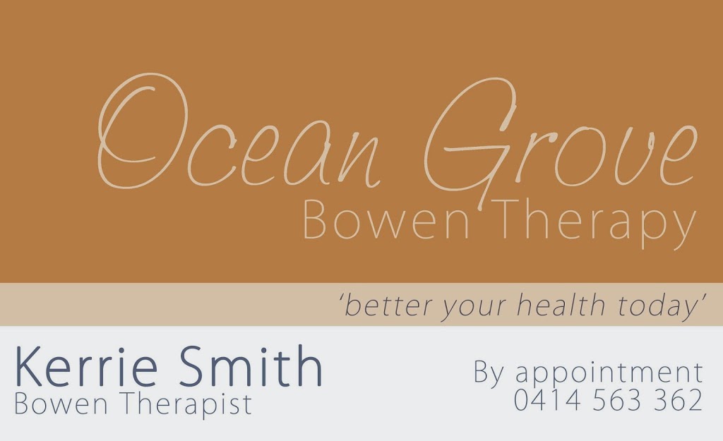 Ocean Grove Myotherapy | 1/260 Thacker St, Ocean Grove VIC 3226, Australia | Phone: 0414 563 362