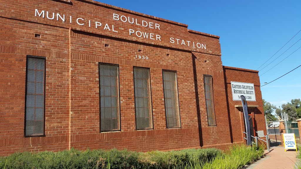Eastern Goldfields Historical Society Inc. | museum | Old Boulder Power Station, Hamilton St, Boulder WA 6432, Australia | 0890933360 OR +61 8 9093 3360