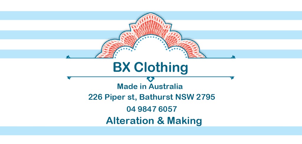 BX Clothing Alterations | clothing store | 226 Piper St, Bathurst NSW 2795, Australia | 0263316208 OR +61 2 6331 6208