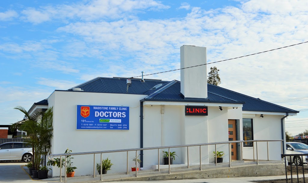Maidstone Family Clinic | doctor | 191 Ballarat Rd, Maidstone VIC 3012, Australia | 0393181881 OR +61 3 9318 1881