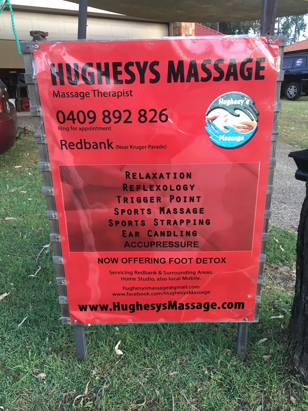 Hughesys Massage | 8 Bloodwood Pl, Redbank QLD 4300, Australia | Phone: 0409 892 826