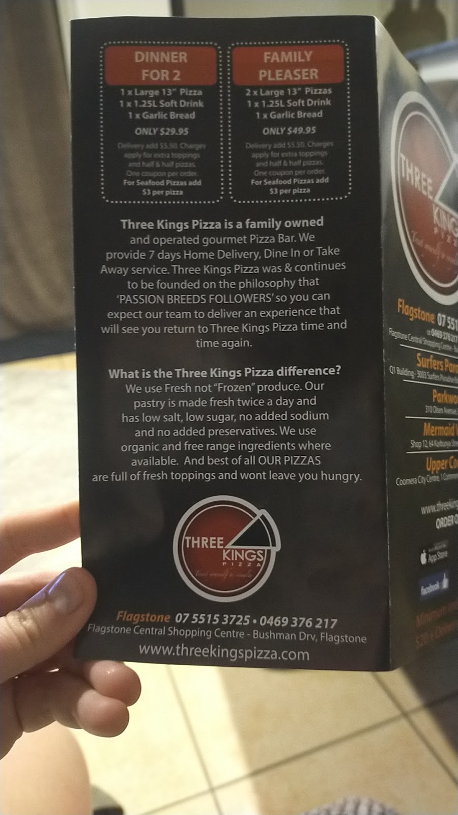 3 kings pizza | restaurant | Bushman Dr, Jimboomba QLD 4280, Australia