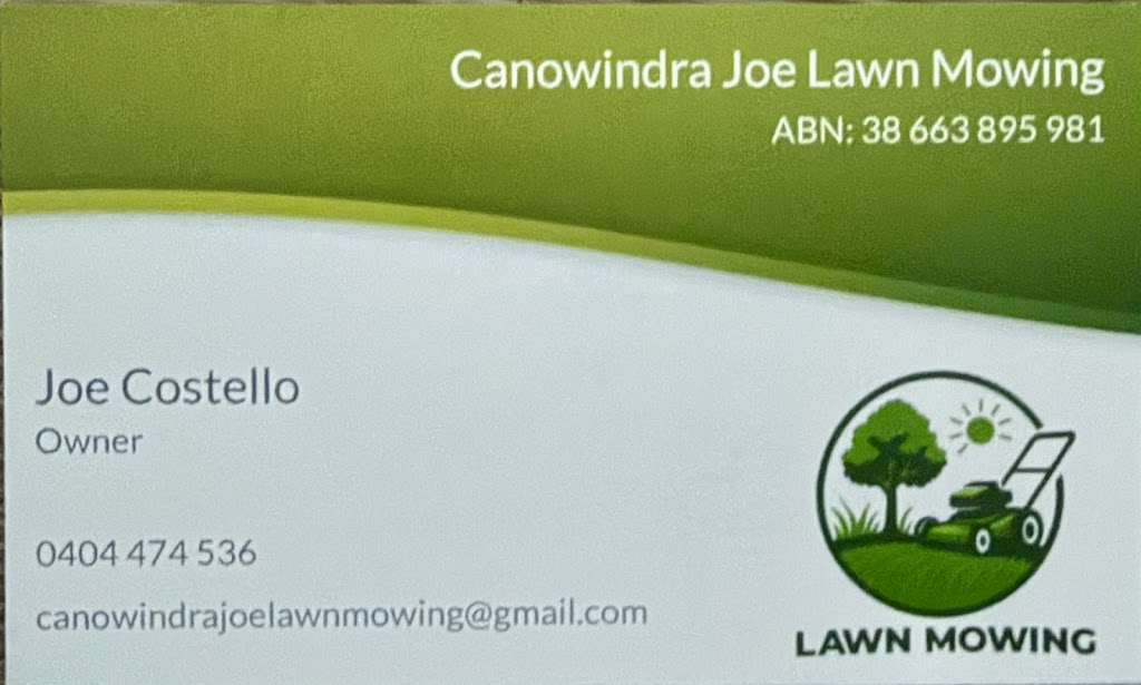 Canowindra Joe Lawn Mowing | 3 Lynn St, Canowindra NSW 2804, Australia | Phone: 0404 474 536