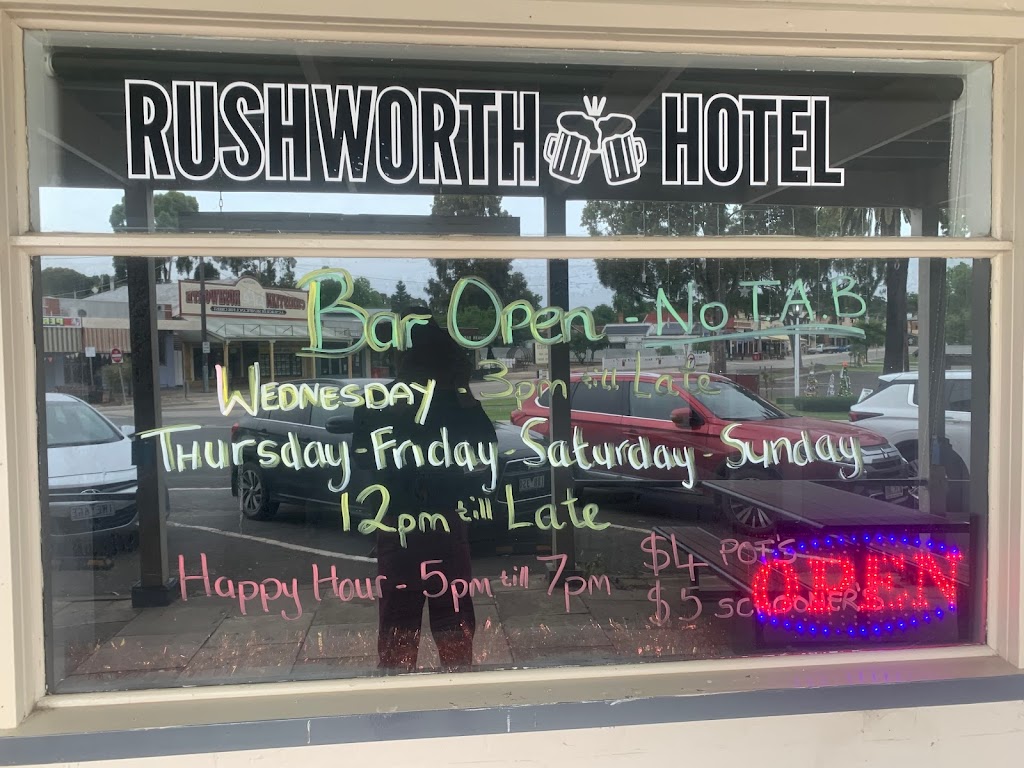 Rushworth Hotel (Bottom Pub) | 15 Moora Rd, Rushworth VIC 3612, Australia | Phone: (03) 4428 8604