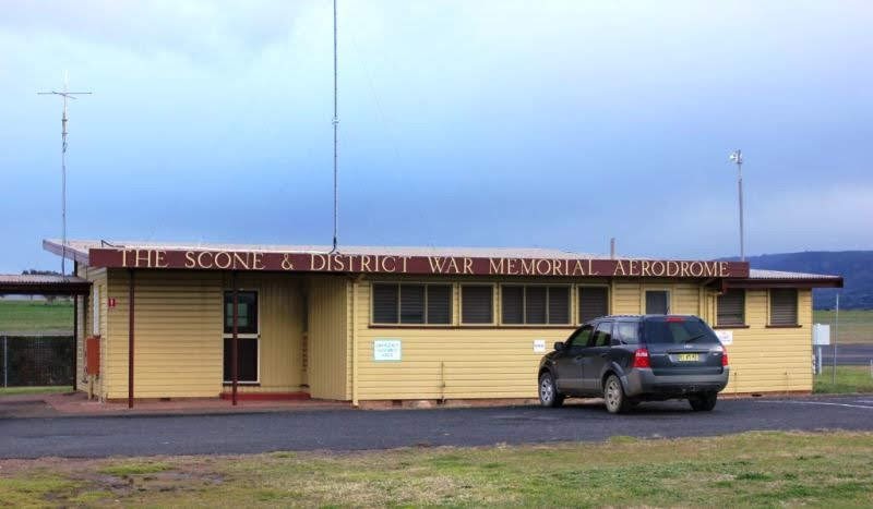 Scone & District war memorial aerodrome | airport | 64 Airfield Rd, Scone NSW 2337, Australia