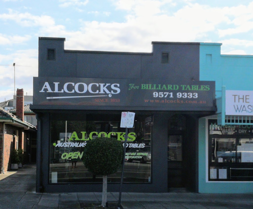 Alcocks Billiard Table Manufacturers | 203 Darling Rd, Malvern East VIC 3145, Australia | Phone: (03) 9571 9333