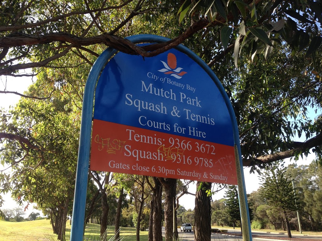 Mutch Park Squash & Tennis Centre | 53 Wentworth Ave, Pagewood NSW 2035, Australia | Phone: (02) 9316 9785