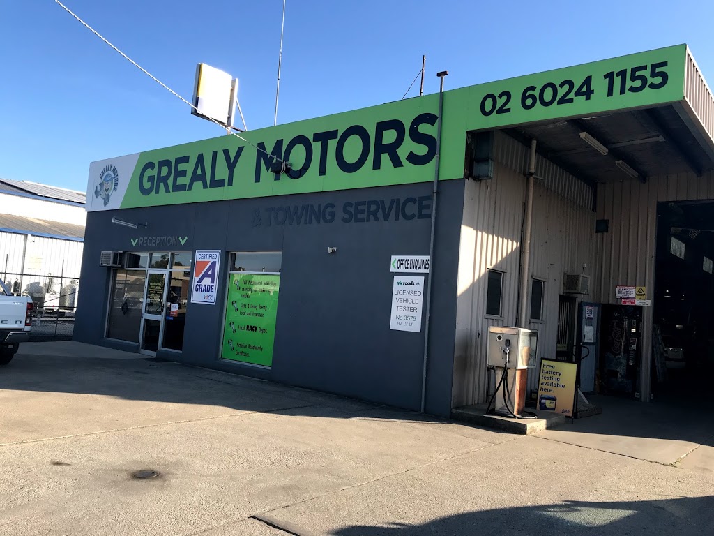 Grealy Motors & Towing Service | car repair | 12 Reid St, Wodonga VIC 3690, Australia | 0260241155 OR +61 2 6024 1155