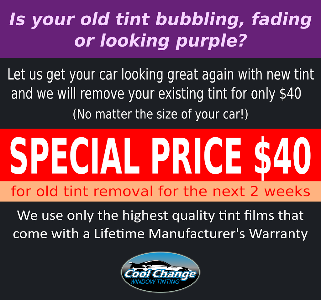 Cool Change Window Tinting | car repair | 13 Citrus Ct, Narangba QLD 4504, Australia | 0490490238 OR +61 490 490 238