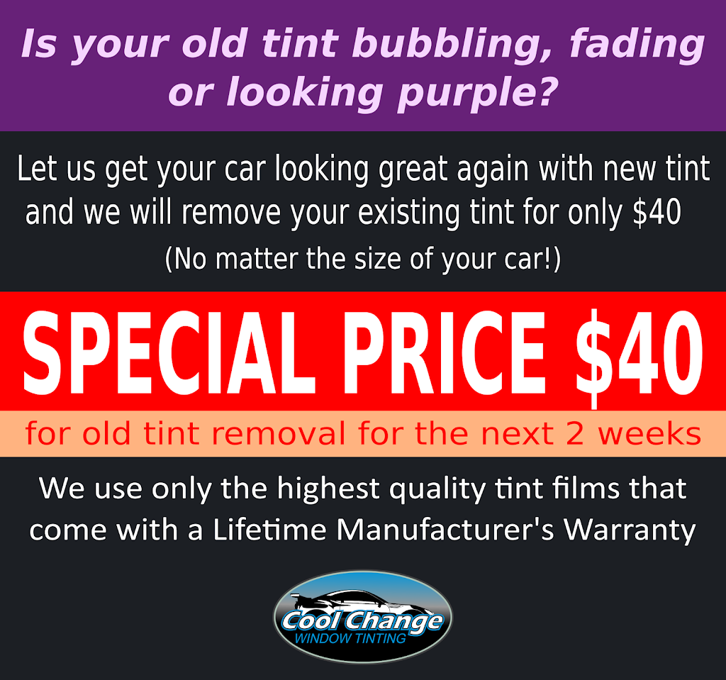 Cool Change Window Tinting | 13 Citrus Ct, Narangba QLD 4504, Australia | Phone: 0490 490 238