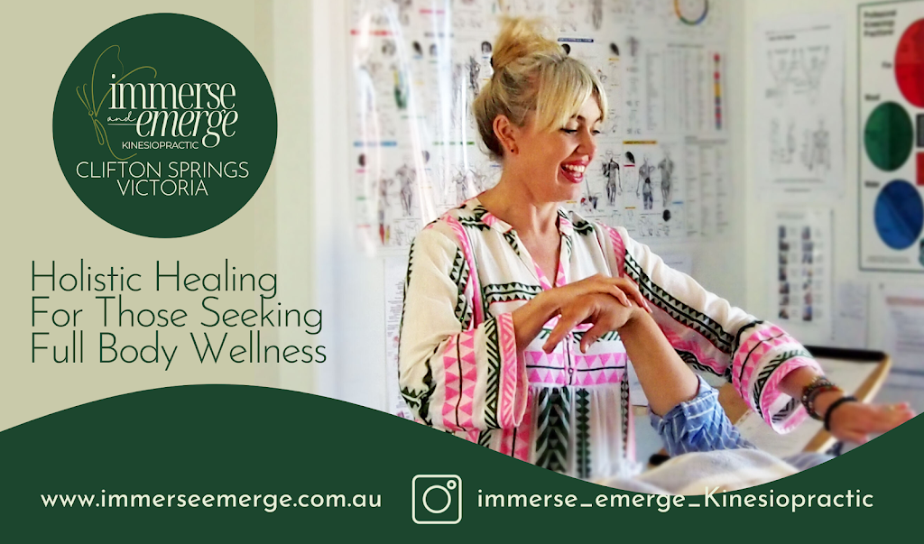 Immerse and Emerge Kinesiopractic | Goolara Ct, Clifton Springs VIC 3222, Australia | Phone: 0405 662 778