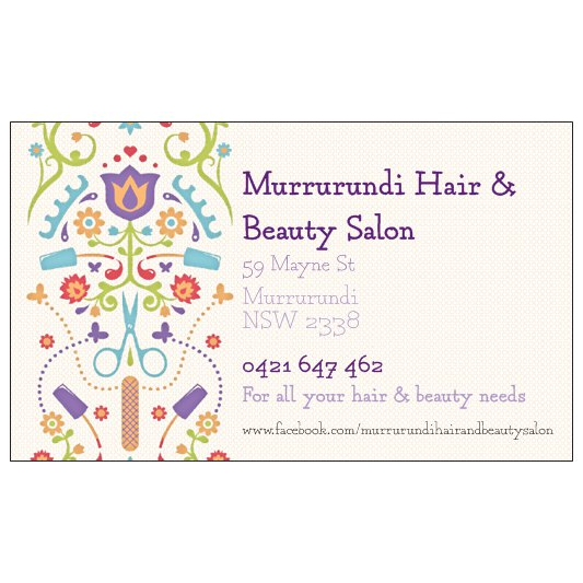 Murrurundi Hair & Beauty Salon | 59 Mayne St, Murrurundi NSW 2338, Australia | Phone: 0421 647 462