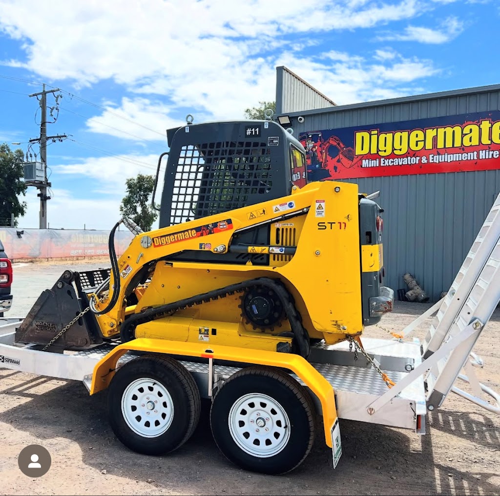 Diggermate Mini Excavator Hire Shepparton | 76 Old Dookie Rd, Shepparton VIC 3630, Australia | Phone: 0438 051 735