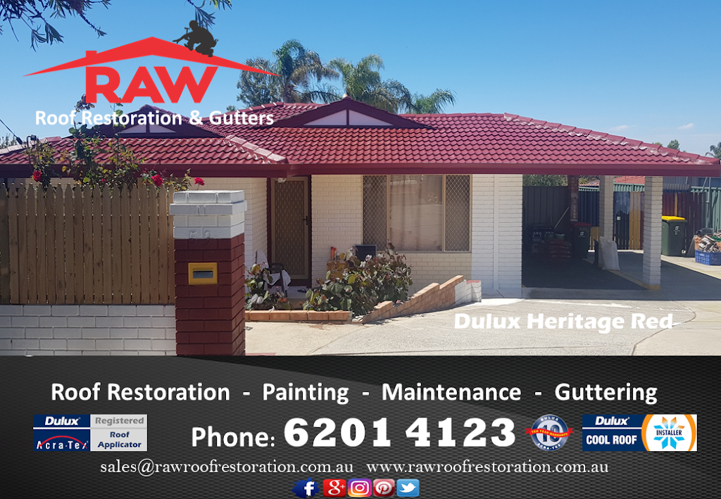 RAW Roof Restoration and Gutters | roofing contractor | Unit 5/139 Winton Rd, Joondalup WA 6027, Australia | 0862014123 OR +61 8 6201 4123