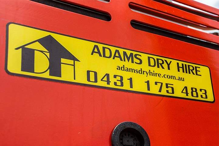 Adams Dry Hire | 539 Redland Bay Rd, Capalaba QLD 4157, Australia | Phone: (07) 3158 3541