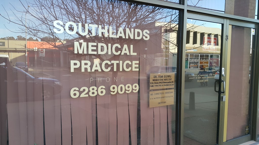 Southlands Medical Practice | 30 Mawson Pl, Mawson ACT 2607, Australia | Phone: (02) 6286 9099