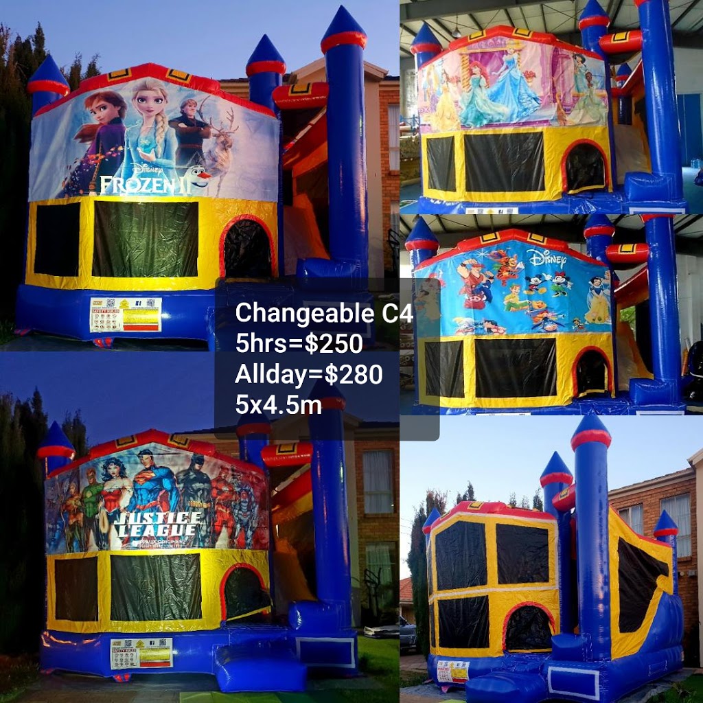 Jumping castle smileys party hire | food | 3 Harris Ct, Woodville West SA 5011, Australia | 0421108222 OR +61 421 108 222
