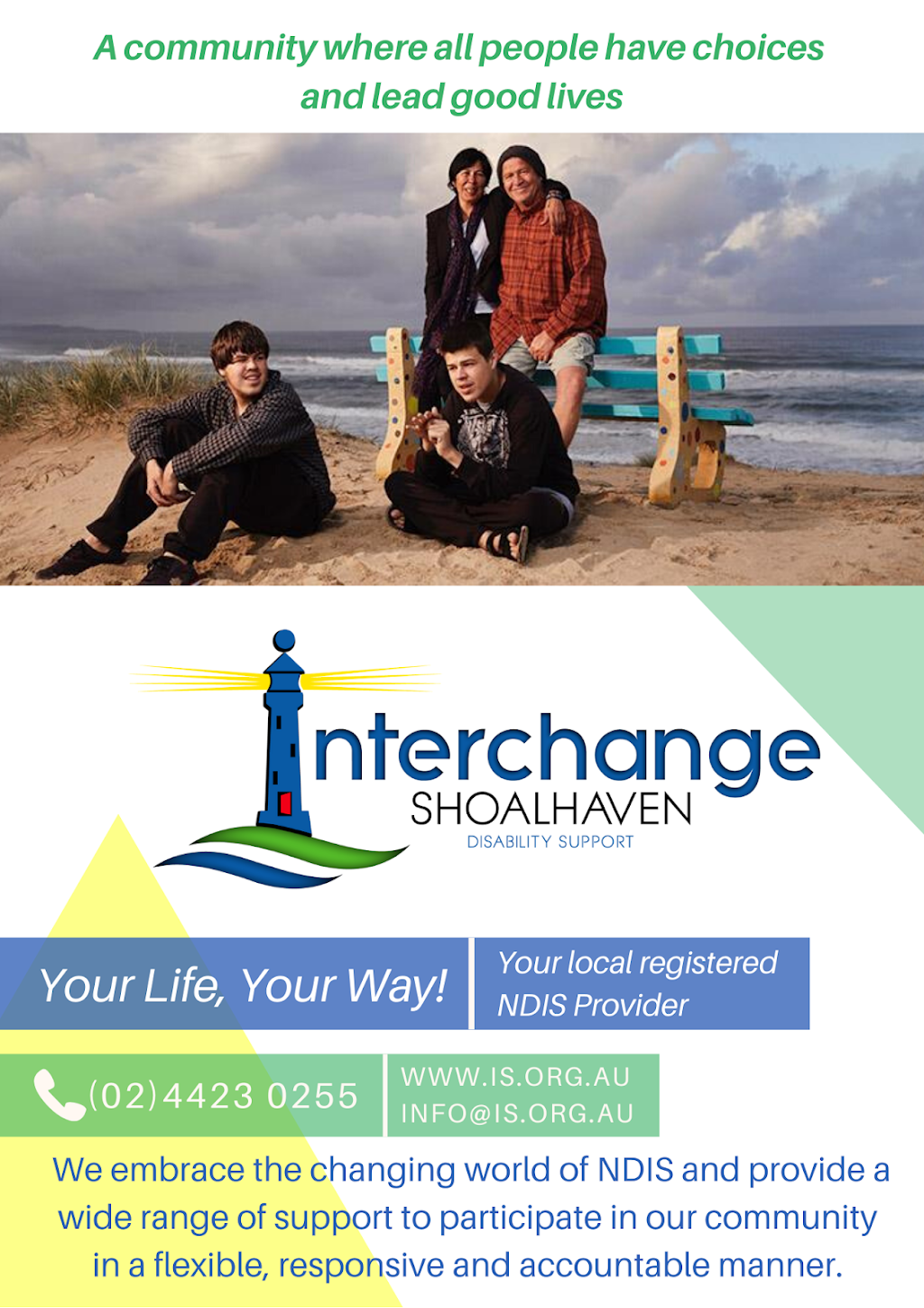 Interchange Shoalhaven Inc. | 37 Holloway Rd, South Nowra NSW 2541, Australia | Phone: (02) 4423 0255