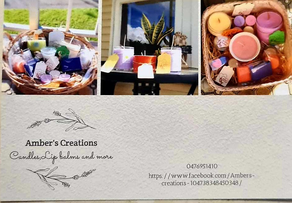 Ambers Creations | 133 Rifle Range Rd, Gympie QLD 4570, Australia | Phone: 0476 951 410