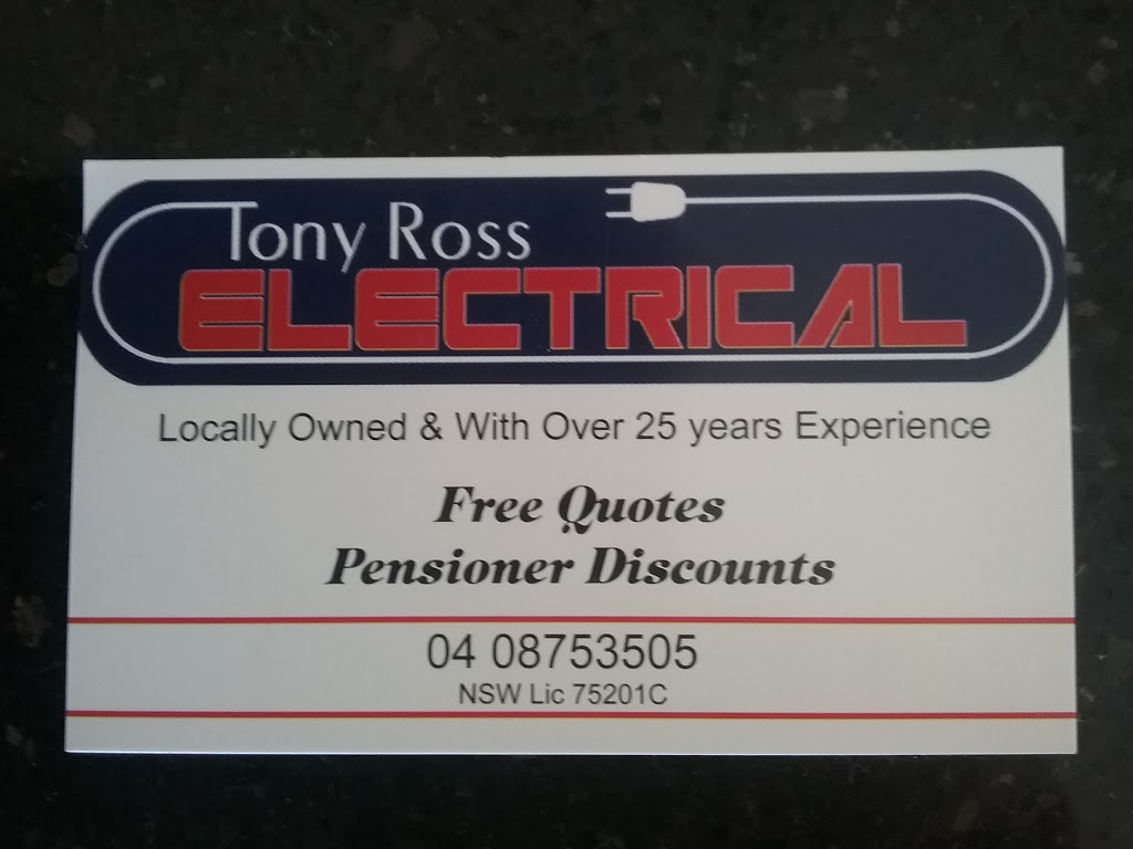 TONY ROSS ELECTRICAL | electrician | 526 Piggabeen Rd, Tweed heads NSW 2486, Australia | 0408753505 OR +61 408 753 505