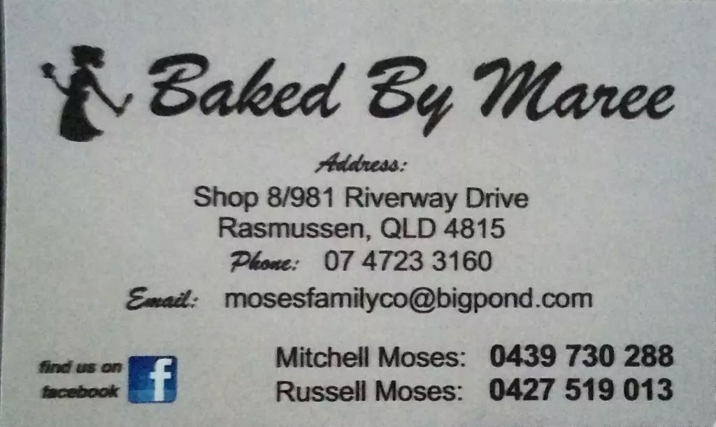 Baked By Maree | 8/981 Riverway Dr, Rasmussen QLD 4815, Australia | Phone: (07) 4723 3160