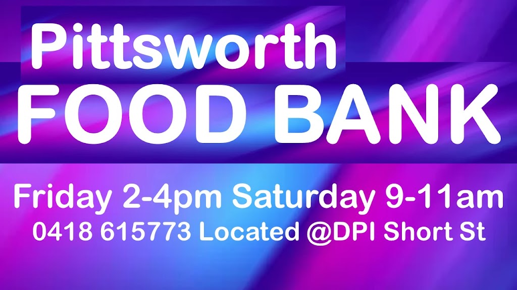 Pittsworth Foodbank | food | Short St, Pittsworth QLD 4356, Australia | 0418615773 OR +61 418 615 773